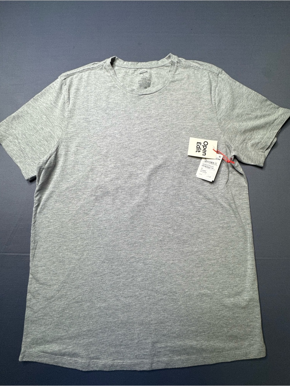 Open Edit Men’s Crew Neck T-Shirt - Medium